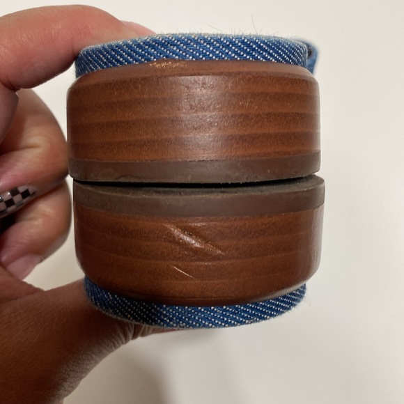 Vince Camuto Maydree Heeled Sandal in Blue Denim - Picture 10 of 13